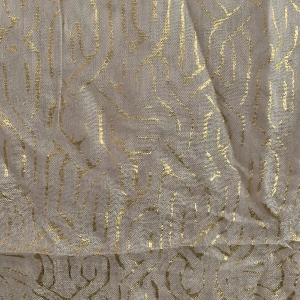 S&D Westwood scarf metallic trellis * small imperfection (1)